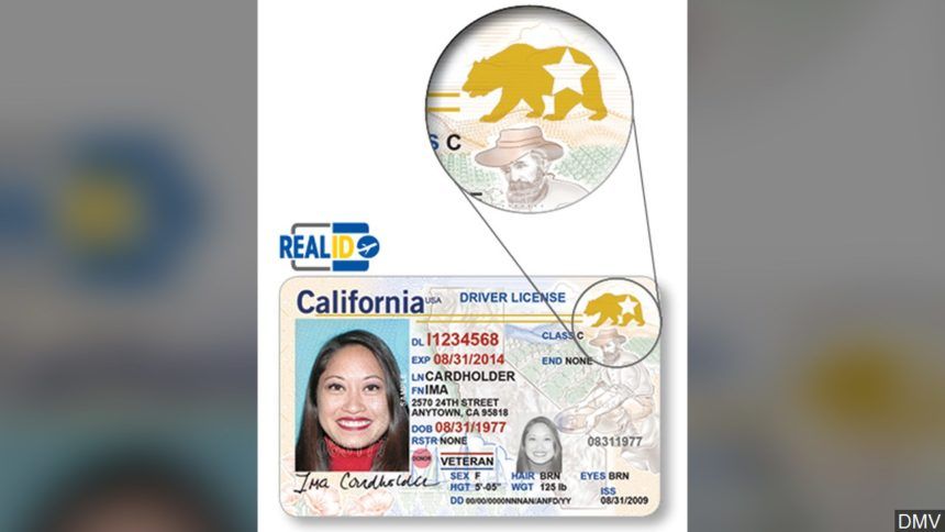 California real ID graphic