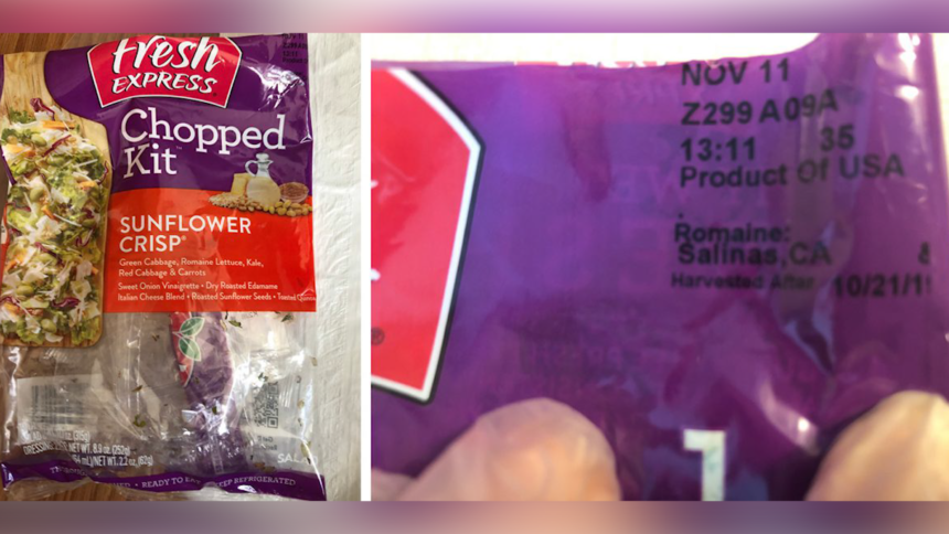 fresh express salad kit e coli warning