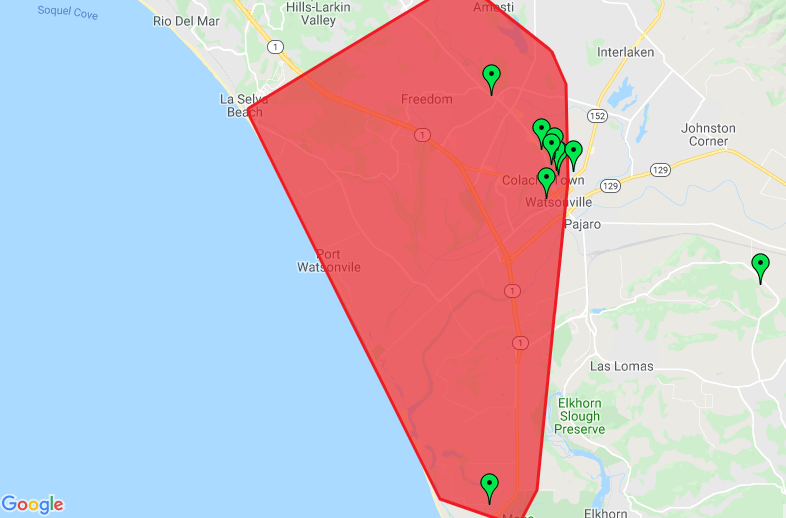 central coast power outage