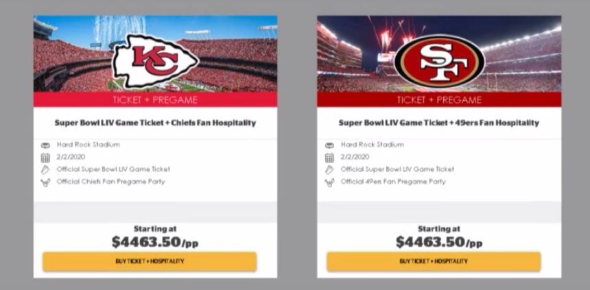 super bowl hospitality packages