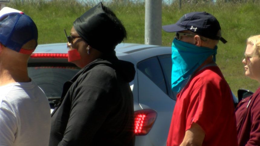 Nurses at Watsonville Community Hospital protest adequate protective gear