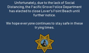 Lovers Point Park Beach closed to public