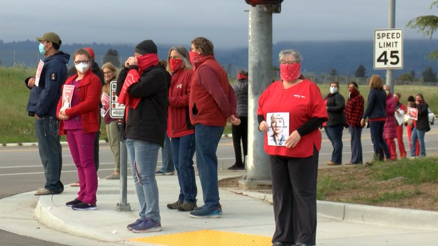 Nurses hold new rallies across Central Coast over PPE, layoffs