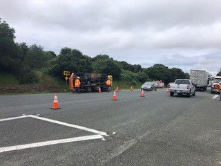 caltrans truck crash