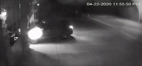 car on cam ramming fire station