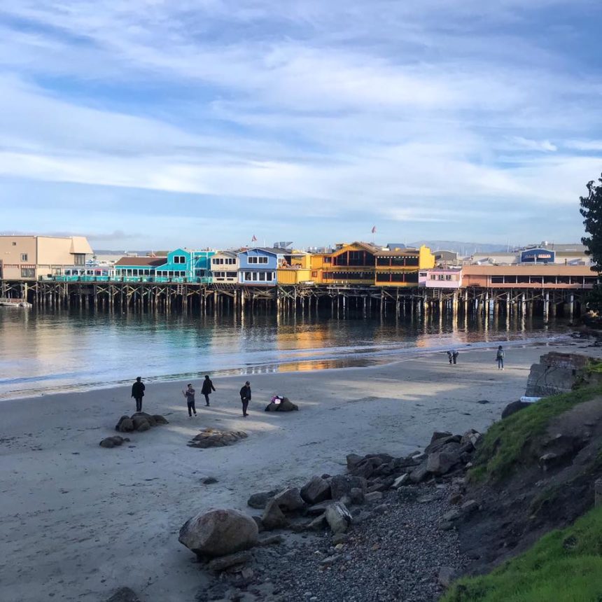 monterey wharf beach