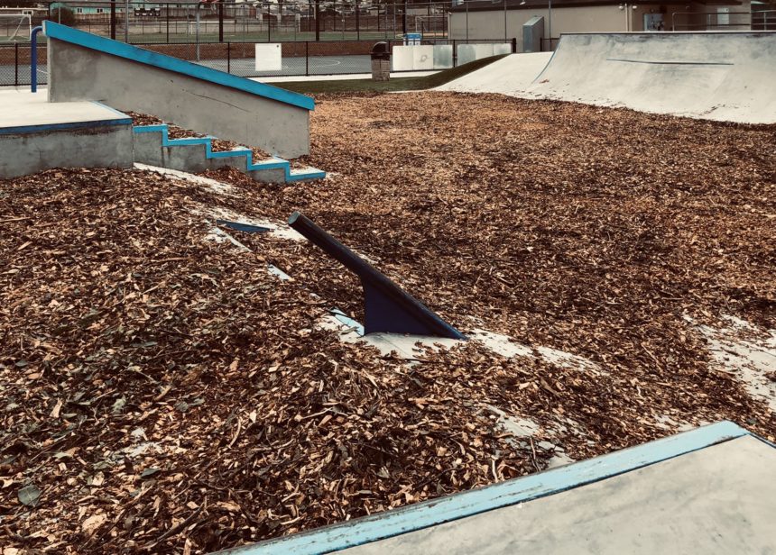 seaside skate park mulch