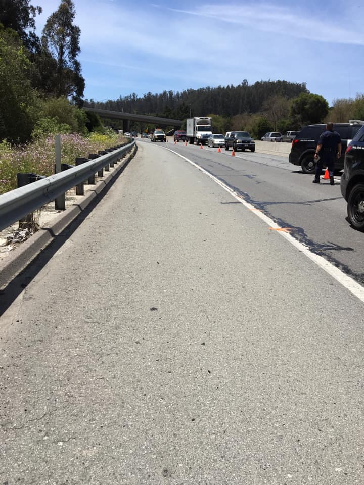 prunedale chp officer crash