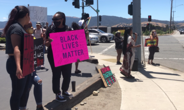 Protesters in Salinas rally for BLM on Sunday