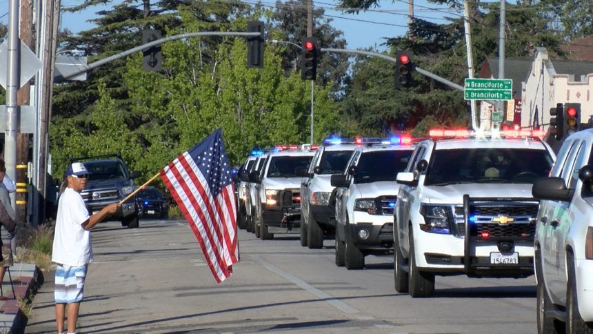 Early Wednesday procession honors the life of fallen deputy