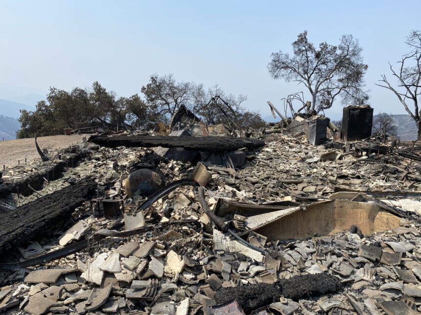 Carmel Fire damage