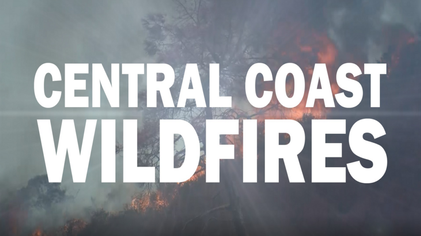 central coast wildfires