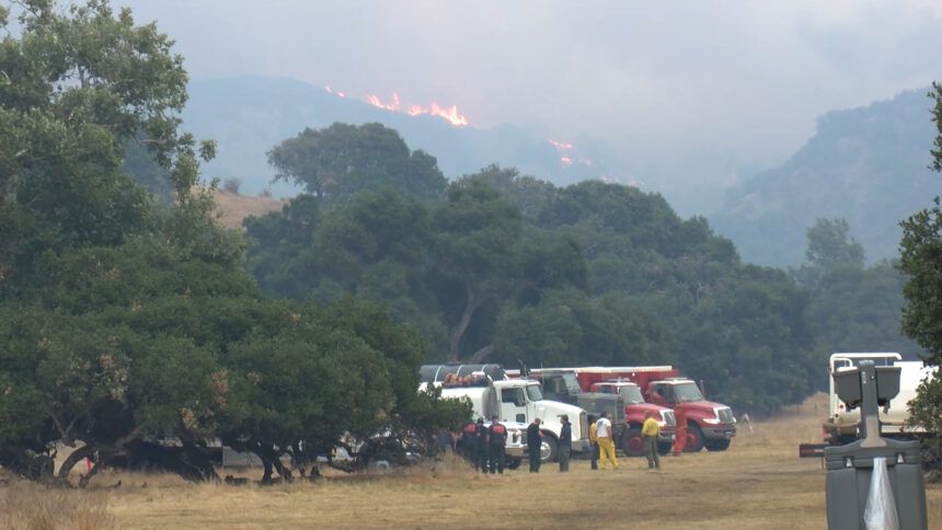 Cal Fire relocates all non-essential personnel from Toro Park base camp