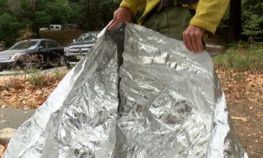 Portable fire shelters protect firefighters during Dolan Fire