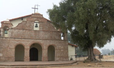 Mission San Antonio de Padua buffering defenses against Dolan Fire