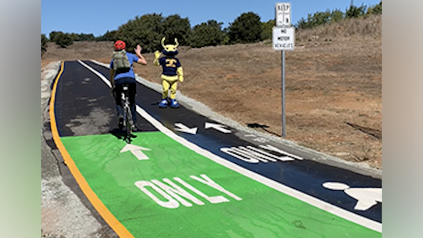 ucsc renovated bike path