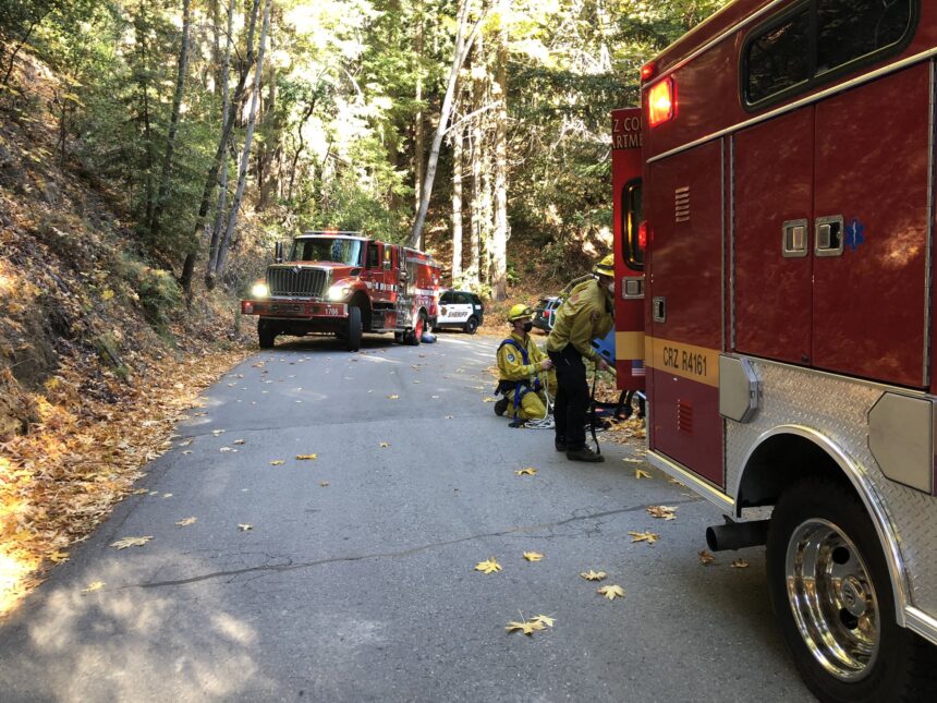 cal fire czu rope rescue