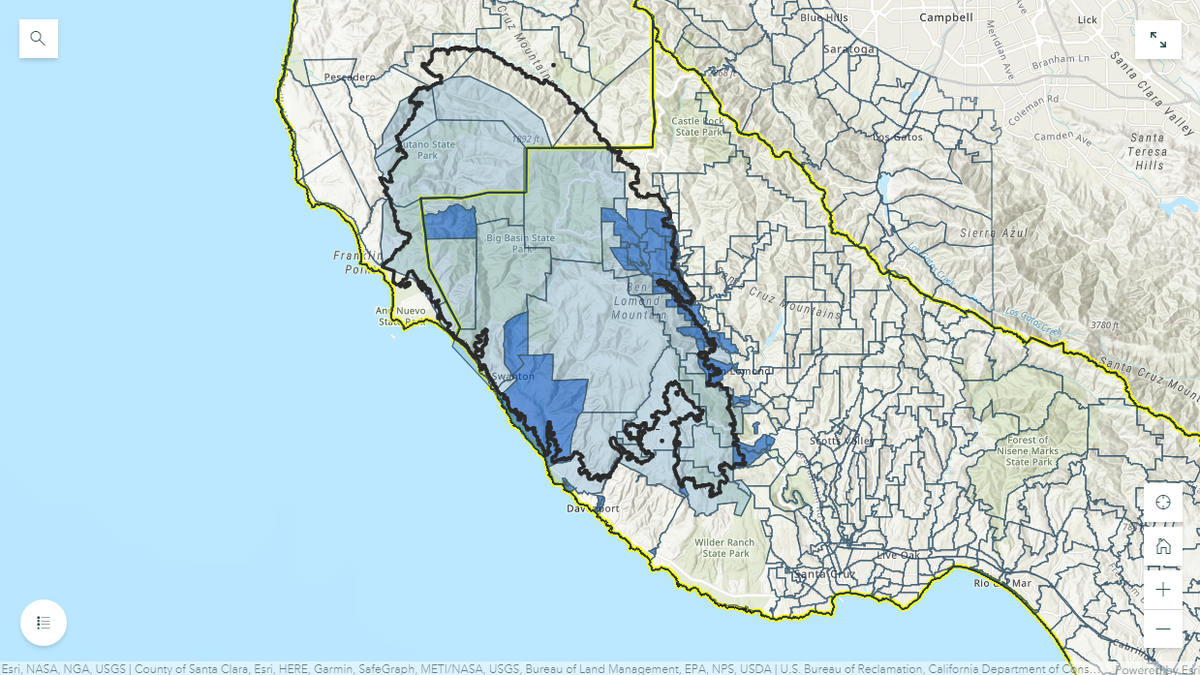 Santa Cruz County releases debris flow hazard risk map to help