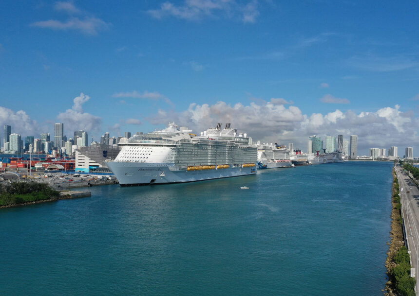 World's Largest Cruise Ship Drops Off Passengers And Crew In Miami