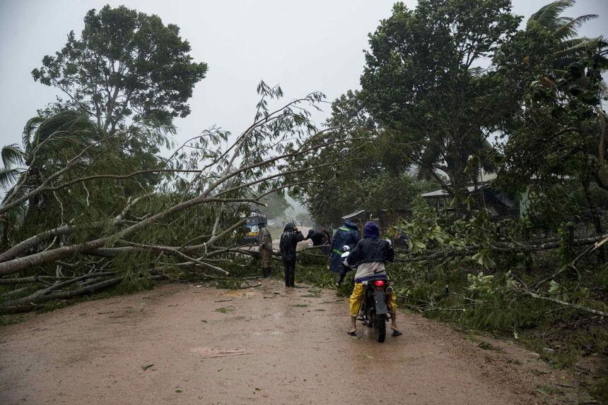 Eta makes landfall in Nicaragua's northern Caribbean as a Category 4 hurricane, Bilwi - 03 Nov 2020