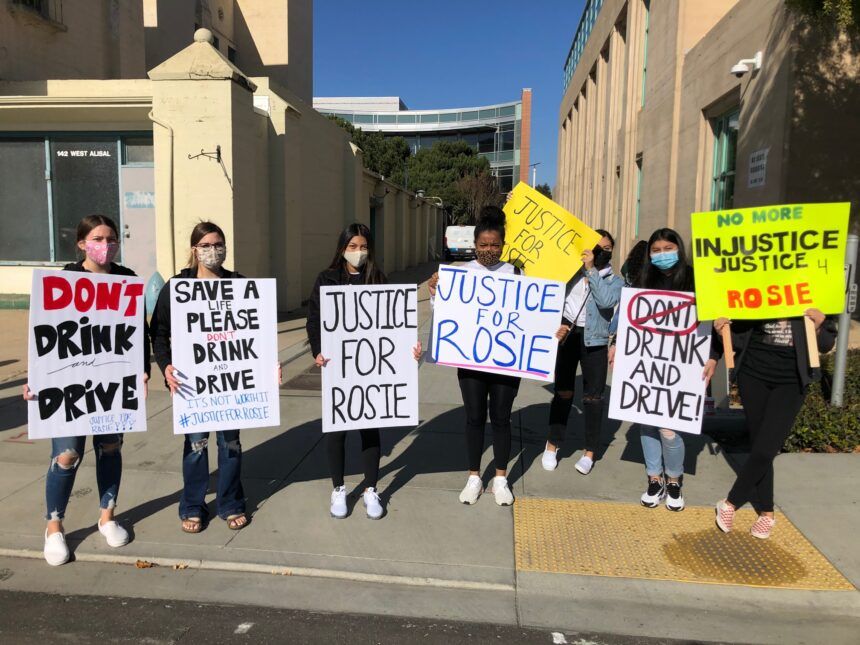 justice for rosie demonstration