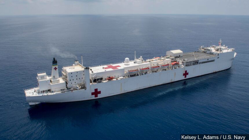 U.S. Naval Hospital ship USNS Mercy