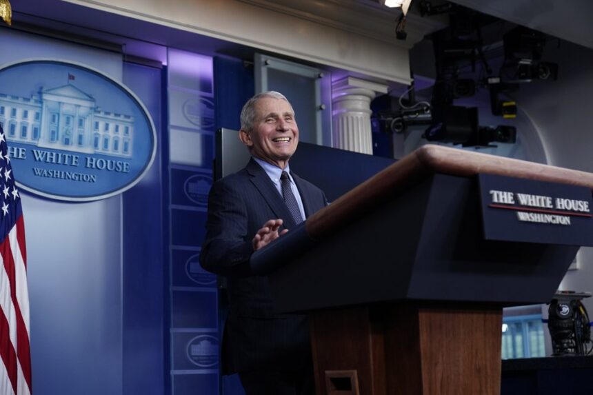 fauci at white house 1 21 2021 ap