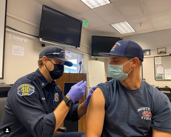 monterey firefighters vaccine