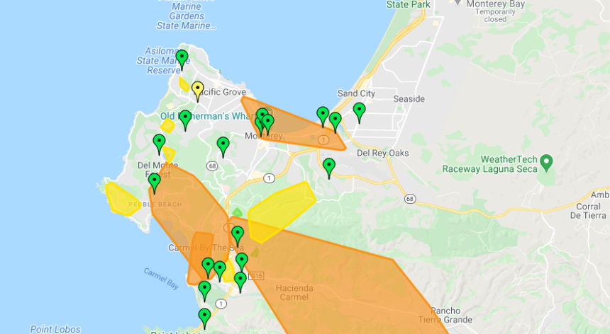 power outages peninsula 1 27 2021 7 29 am