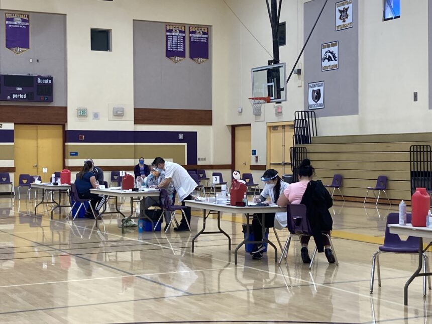 VACCINE CLINIC AT SOLEDAD HIGH SCHOOL