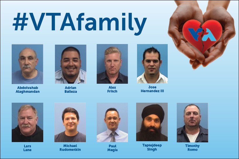 san jose shooting victims vta