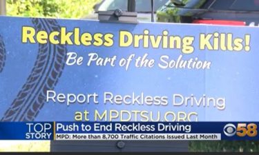 The city of Milwaukee has launched a billboard campaign to combat reckless driving.