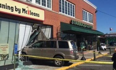 A driver slammed into the Dry Kleaning by McKleans on Albany Avenue in West Hartford on June 16.