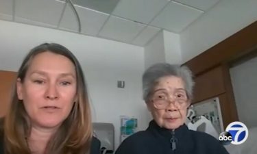 Viva Taylor (left) sits next to her aunt