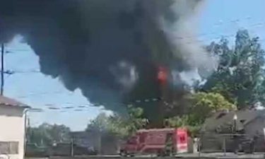 Fire crews and good Samaritans battled a blaze on June 20 that sparked at a tire shop in north Sacramento and spread to a nearby church.