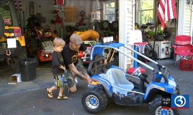 4-year-old Chase Mason and his dad