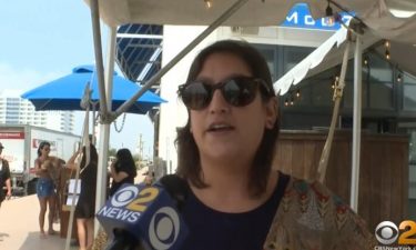 Kayla Casale said a beach party got so out of control she had to lock the doors of the restaurant she manages and cancel some reservations.