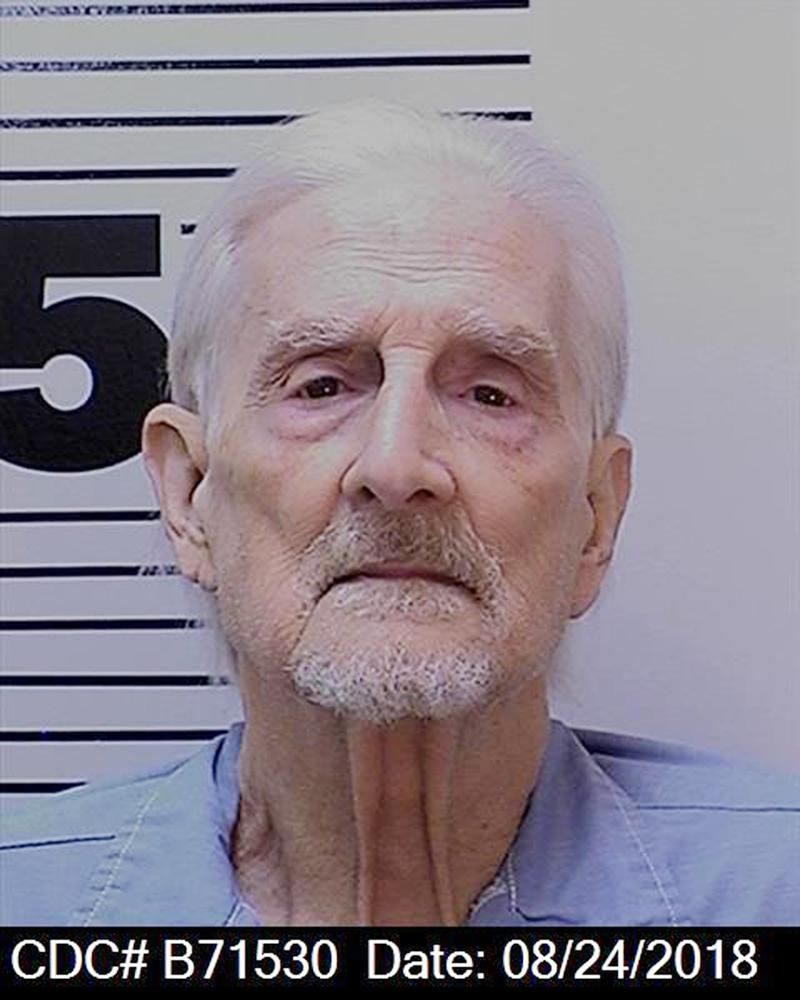 This photo provided by the California Dept. of Corrections and Rehabilitation shows Richard Allen Benson on Aug. 24, 2018. California corrections officials say the 74-year-old sex offender sentenced to death for killing a woman and three of her children has died on death row. Benson was found unresponsive alone in his San Quentin State Prison cell early Monday, May 31, 2021. 