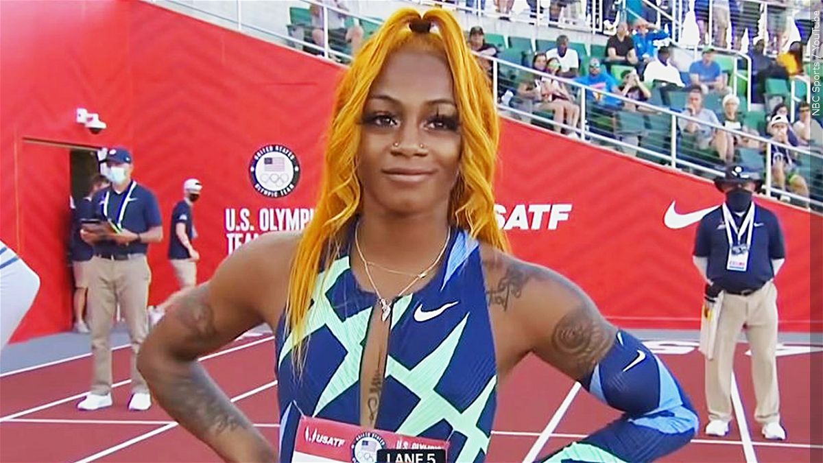 Sha'Carri Richardson - American track and field sprinter qualified for the 2020 Summer Olympics, Photo Date: Jun 19, 2021