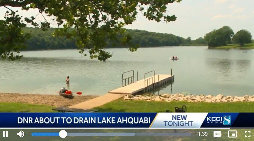 <i>KCCI</i><br/>While a set date hasn't been announced for when the draining will begin