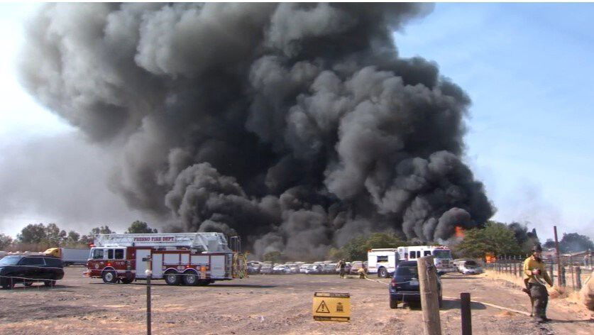 <i>KFSN</i><br/>Zaneta Sellers was booked into the Fresno County Jail on multiple arson-related charges