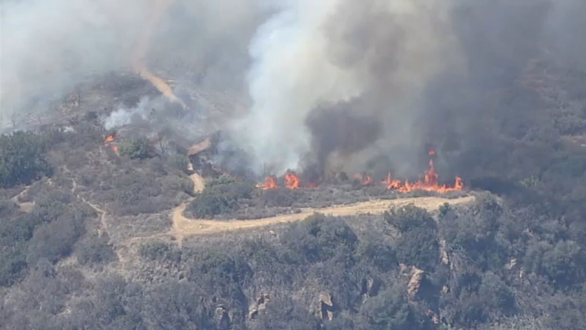 <i>KABC</i><br/>Forward progress of a brush fire that broke out in Malibu Monday afternoon has been stopped after it burned 15 acres and threatened some structures.