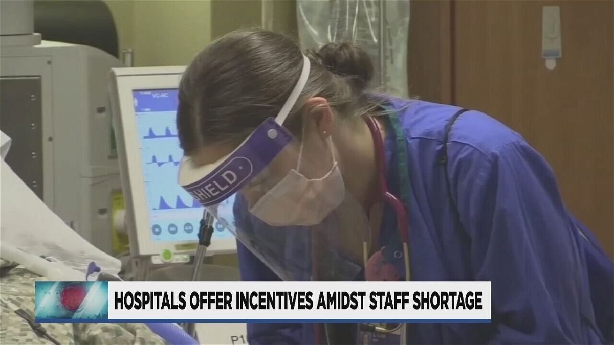 <i>KPTV</i><br/>Hospitals in Portland are offering thousands of dollars in bonuses and incentives to attract nurses amid a staffing shortage.