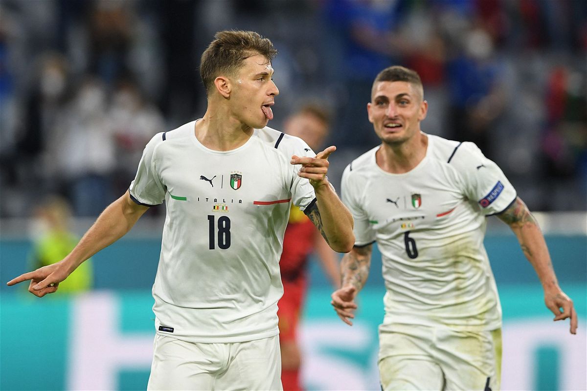 <i>CHRISTOF STACHE/AFP/POOL/AFP via Getty Images</i><br/>Italy thrilled once again to knock out Belgium and advance to the semifinals.