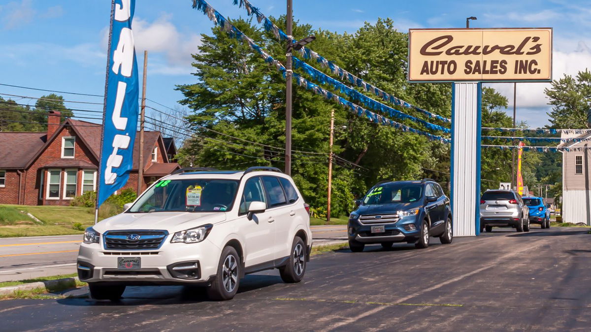 <i>Shutterstock</i><br/>Carvel's Auto Sales is a used car dealership along State Route 62 in Reno