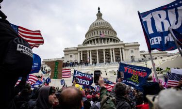 Pro-Trump supporters storm the U.S. Capitol following a rally with President Donald Trump on January 6. The Justice Department formally declined to assert executive privilege for potential testimony of at least some witnesses related to the January 6 Capitol attack.