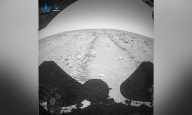 China's National Space Administration released new images and videos from Zhurong's exploration of Mars.
