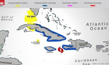 Watches and warnings are in place as Tropical Storm Elsa approaches Cuba.