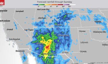 A surge of monsoonal moisture is bringing rounds of heavy rain and strong thunderstorms to areas of the Southwest that are currently suffering from extreme to exceptional drought conditions.