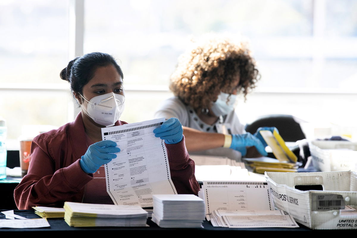 <i>Jessica McGowan/Getty Images</i><br/>Republican lawmakers in Georgia are requesting that the state undertake a performance review of local election officials in Fulton County